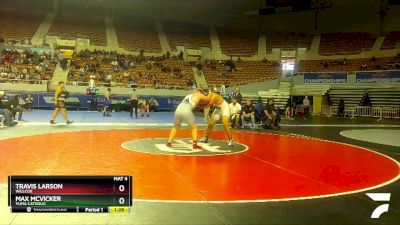 D4-285 lbs Champ. Round 1 - Travis Larson, Willcox vs Max McVicker, Yuma Catholic