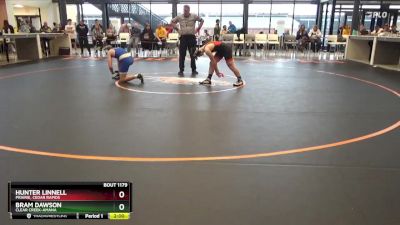 JV-14 lbs Round 3 - Bram Dawson, Clear Creek-Amana vs Hunter Linnell, Prairie, Cedar Rapids