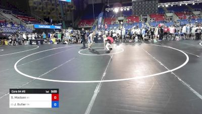 165 lbs Cons 64 #2 - Spencer Madsen, WI vs Jackson Butler, PA