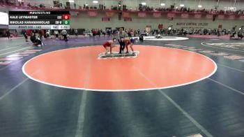 149 lbs Cons. Round 1 - Kale Leymaster, Coe vs Nikolas Karamaniolas, Wisconsin-Whitewater
