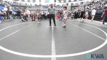 61 lbs Rr Rnd 2 - Easton Smith, Kingfisher YellowJackets vs Garrett Doyle, Cowboy Wrestling Club