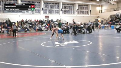 120 lbs Consi Of 8 #2 - Hudson Fry, Bristol Central vs Matthew Volpe, Fairfield Ludlowe
