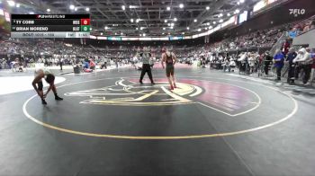 150 lbs Champ. Round 3 - Ty Cobb, Weiser vs Brian Moreno, Blackfoot