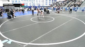 120 lbs Cons. Round 4 - Sofia Fernandez, Camarillo vs Jasmine Shubick, Yorba Linda