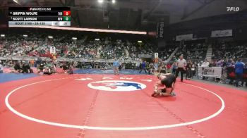 3A-138 lbs Cons. Round 1 - Scott Larson, Newcastle vs Griffin Wolfe, Torrington