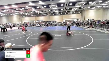 70 lbs Quarterfinal - Yareli Flores, Warriors Of Christ (WOC) vs Caleb Delfin, Lion Of Judah Wr Ac