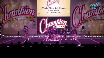 York Elite All Stars - Code Black [2024 L1 Junior - D2 Day 2] 2024 Champion Cheer and Dance Grand Nationals