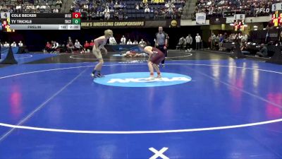 141 lbs Prelim - Cole Becker, Augsburg vs Ty Trickle, Trinity (CT)