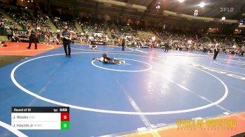 61 lbs Round Of 16 - John Wasko, Orchard WC vs Jerell Haynie Jr, Deer Creek Wrestling Club