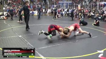 138 lbs 5th Place Match - Griffin Opperman, Portland WC vs Demetrious Thomas, Wrestling University