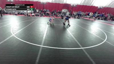 16U Girls - 105 lbs Champ. Round 3 - Cassidy O'Connell, CrassTrained: Weigh In Club vs Sophia Biundo, BGC