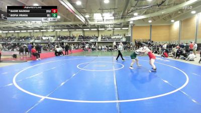 152 lbs 5th Place - Sadie Nadeau, Spaulding vs Sofia Vraka, Billerica