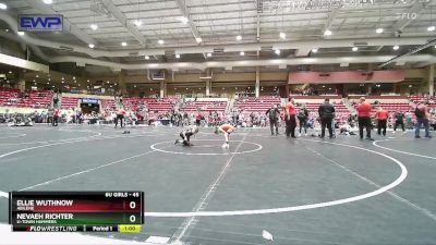 45 lbs Cons. Semi - Ellie Wuthnow, Abilene vs Nevaeh Richter, U-Town Hammers