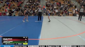 75 lbs Cons. Round 3 - Rylee Engan, Minnesota vs Josiah Hursh, Northwestern