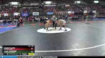 Quarterfinal - Cade Gardner, Flathead (Kalispell) vs Jalen Vladic, Billings Senior