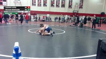 197 lbs Quarterfinal - Lusiano Lopez, Clackamas Community College vs Micaiah Montalbin, Cal Poly Humboldt