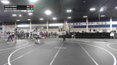 144 lbs Rr Rnd 1 - Adam Vasquez, Rough House vs Emiliano Toro, Stampede WC