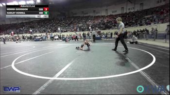 40 lbs Round Of 16 - Henrik Goodgion, Chandler Takedown Club vs Harley Howell, Henryetta Knights Wrestling Club