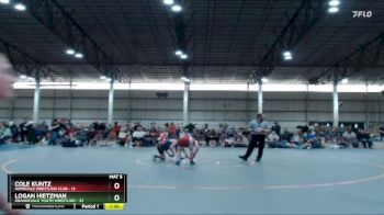 125 lbs Round 2 (4 Team) - Cole Kuntz, Homedale Wrestling Club vs Logan Hietzman, Grangeville Youth Wrestling