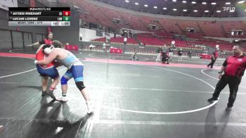 270 lbs 1st Place Match - Jayden Rinehart, Spencer Columbus vs Lucian Lorenz, LAW