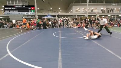 56 lbs Round 3 - Kemp Enriquez, Takedown Elite vs Kayden Healy, Steller Trained Bossk