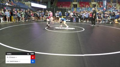 125 lbs 5th Place - Sierra Chiesa, PA vs Alejandra Valdiviezo, CA