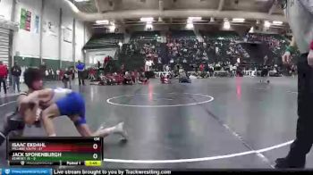 106 lbs Round 2 (16 Team) - Isaac Ekdahl, Millard South vs Jack Sponenburgh, Kearney JV