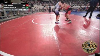 Quarterfinal - Lane Wilmas, CYWC vs Aaron Chavez JR., Del City Little League Wrestling