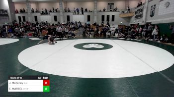 132 lbs Round Of 16 - Jack Mahoney, Duxbury vs ETHAN MARTEL, Mt. Hope