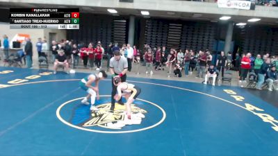 113 lbs Champ. Round 2 - Santiago Trejo-Huerigo, Addison Trail vs Korbin Kanallakan, Unattached