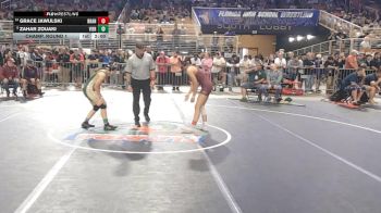 105 lbs Champ. Round 1 - Zahar Zouaki, Viera vs Grace Jawulski, Brandon