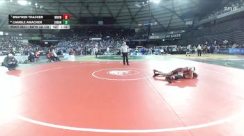Boys 3A 138 lbs Champ. Round 3 - Brayden Thacker, White River vs Camble Amacker, Southridge
