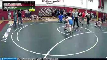 92-108 lbs Round 3 - Christian Schirber, Faith Lutheran Wrestling Club vs Tryson Bundy, Pahranagat Valley