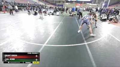 152 lbs Cons. Round 5 - Cael Robb, MN vs Grant Kress, IA