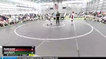 138 lbs Round 3 (8 Team) - Blake Sloan, Team Michigan Blue vs Alex Braun, Minnesota Blue