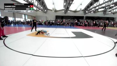 60-B lbs Quarterfinal - Xander Cole, Dover Bandits vs Emerson Lai, Orchard South WC