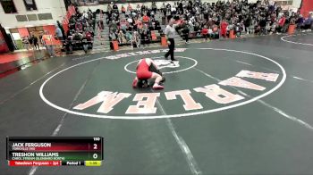 150 lbs Champ. Round 1 - Jack Ferguson, YORKVILLE (HS) vs Treshon Williams, Carol Stream (GLENBARD NORTH)
