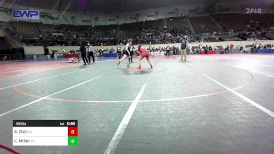150 lbs Consi Of 4 - Avree Dial, Del City vs Cailey Miller, Sand Springs HS
