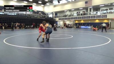 184 lbs Quarterfinal - Kipp Tyler, Bakersfield College vs Ricardo Trevino, Lemoore College