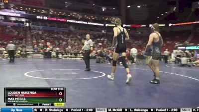 1A-160 lbs Quarterfinal - Max McGill, Woodbury Central vs Louden Huisenga, WACO, Wayland