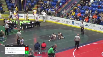 110 lbs Round Of 64 - Gavin Jacobson, Punxsutawney vs Isaac Roberts, Titusville