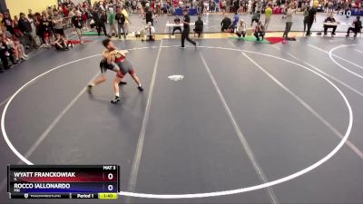 119 lbs Cons. Round 3 - Wyatt Franckowiak, IL vs Rocco Iallonardo, MN