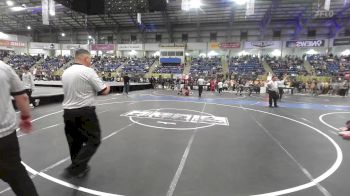 40 lbs Consi Of 8 #2 - Trenton Valdes, La Veta vs Annelynn Hammond, Dragon Wrestling Club