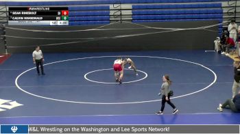 141 lbs Semifinal - Calvin Singewald, Wisconsin Eu Claire vs Sean Rinebolt, Shenandoah University