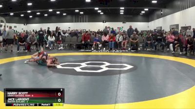 100 lbs Semis & 1st Wrestleback (8 Team) - Harry Scott, Legacy National Team vs Jace Largent, Indiana Outlaws