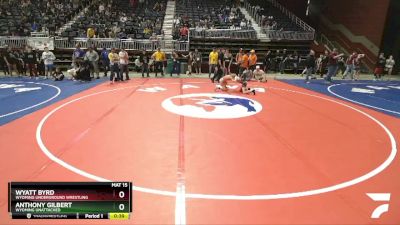 71 lbs 1st Place Match - Wyatt Byrd, Wyoming Underground Wrestling vs Anthony Gilbert, Wyoming Unattached