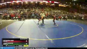 1A 182 lbs Quarterfinal - Lance Schyck, Lemon Bay vs Octavion Osby, Palm Bay