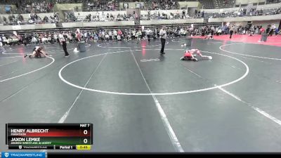 75 lbs Champ. Round 1 - Jaxon Lemke, Askren Wrestling Academy vs Henry Albrecht, Marathon