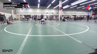 140 lbs Quarterfinal - Maximus Lupardus, All American Wrestling Club vs Talon Hazelton, NB Elite Wrestling Club