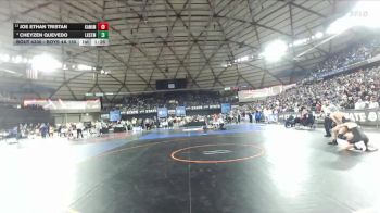 Boys 4A 150 lbs Champ. Round 2 - Joe Ethan Tristan, Kamiakin vs Cheyzen Quevedo, Lake Stevens